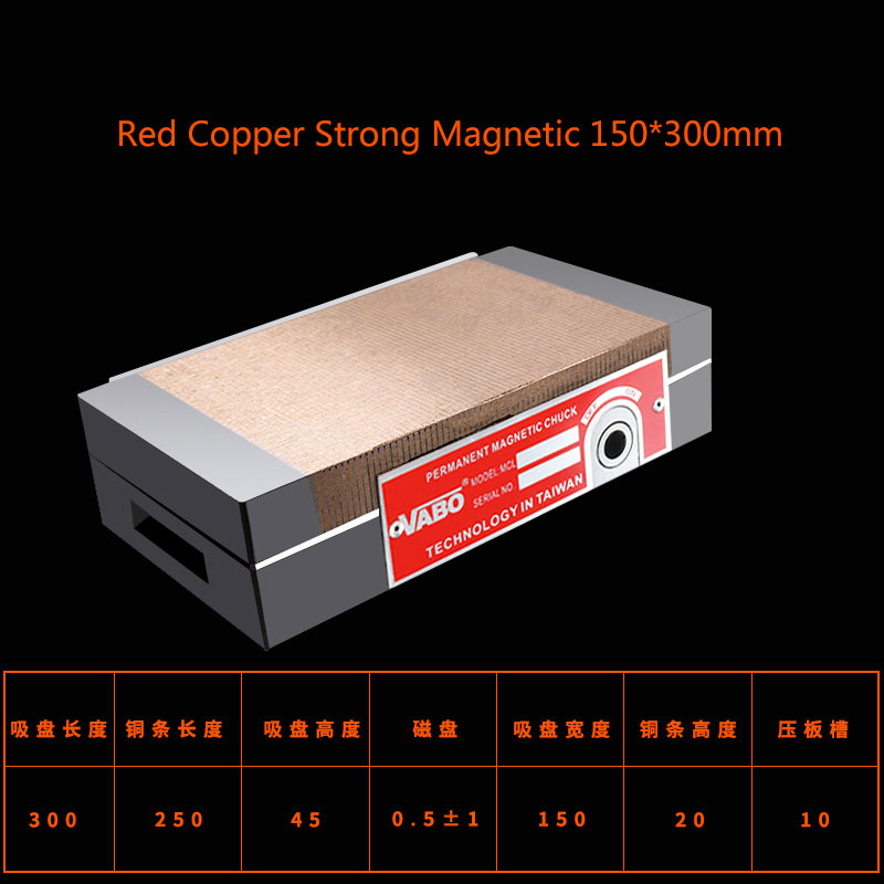 Power Tools Red - Czerwony miedziany uchwyt magnetyczny 150 *
