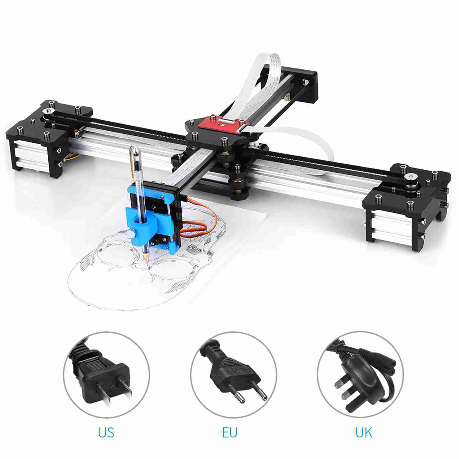 Power Tools Drawing - VG-X4 Zmontowany na biurko ploter DIY