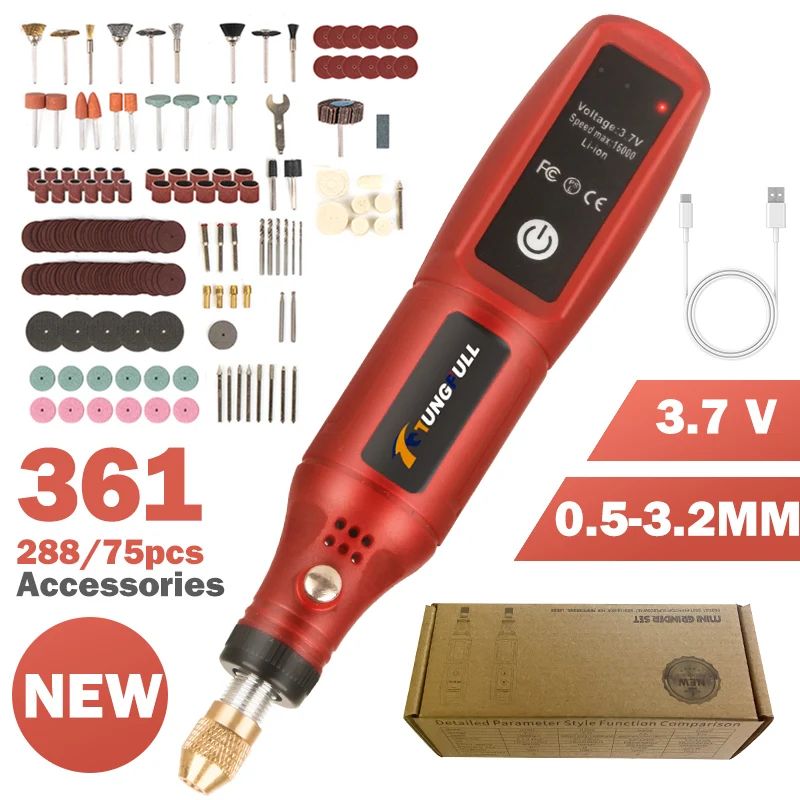 Power Tools Universal Battery - Akumulatorowy grawer USB, bezprzewodowa wiertarka elektryczna,