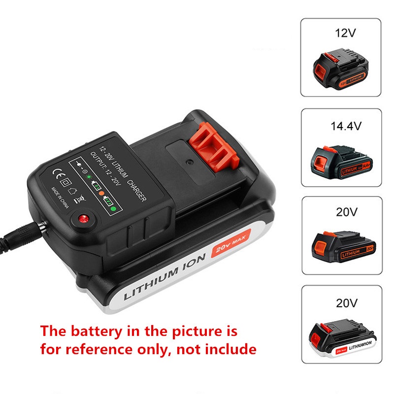 Power Tools Universal Battery - Bezpieczna ładowarka litowo-jonowa do akumulatora litowo-jonowego