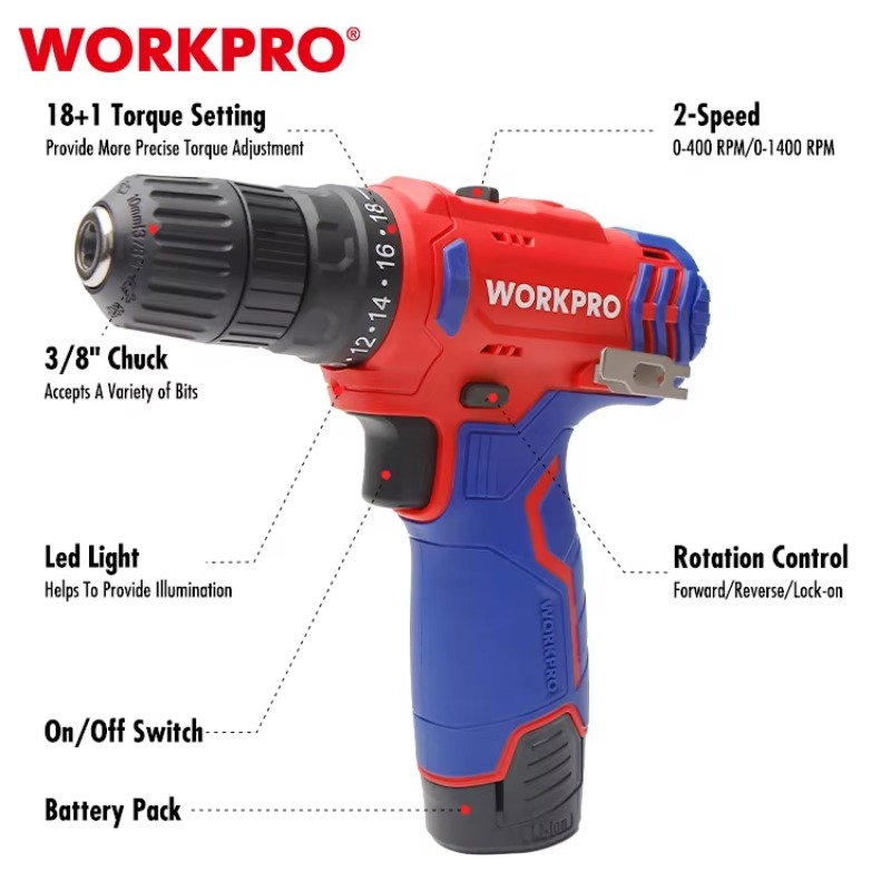 Wiertarka akumulatorowa 12V 10 – Power Tools Cordless recenzja i cena