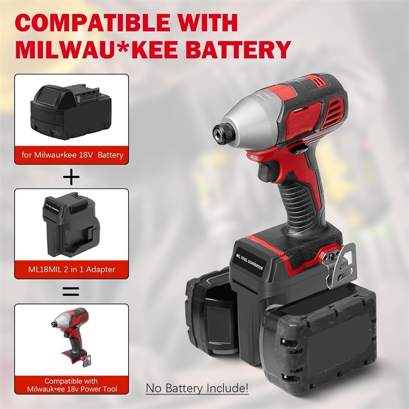 Adapter baterii 2 w 1 do akumu – Power Tools Red recenzja i cena
