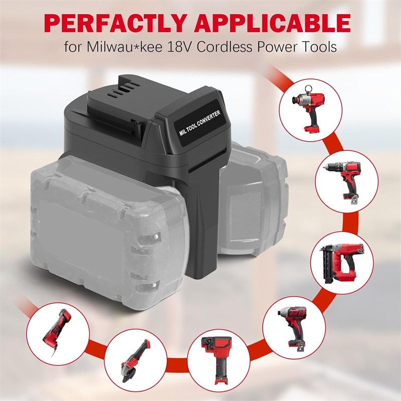 Adapter baterii 2 w 1 do akumu – Power Tools Red recenzja i cena