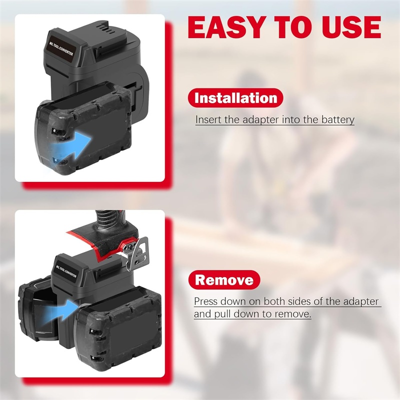 Adapter baterii 2 w 1 do akumu – Power Tools Red recenzja i cena
