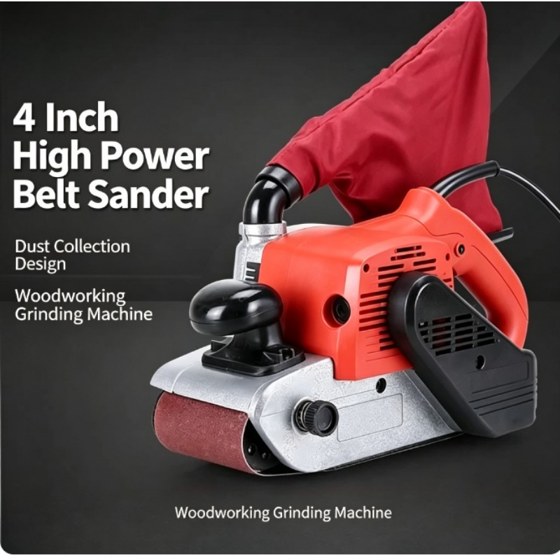Szlifierka taśmowa 4-calowa, o – Belt Sander Portable recenzja i cena