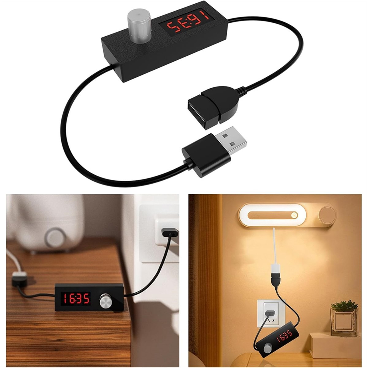 Przewód zasilający USB z timer – Power Tools Mall recenzja i cena