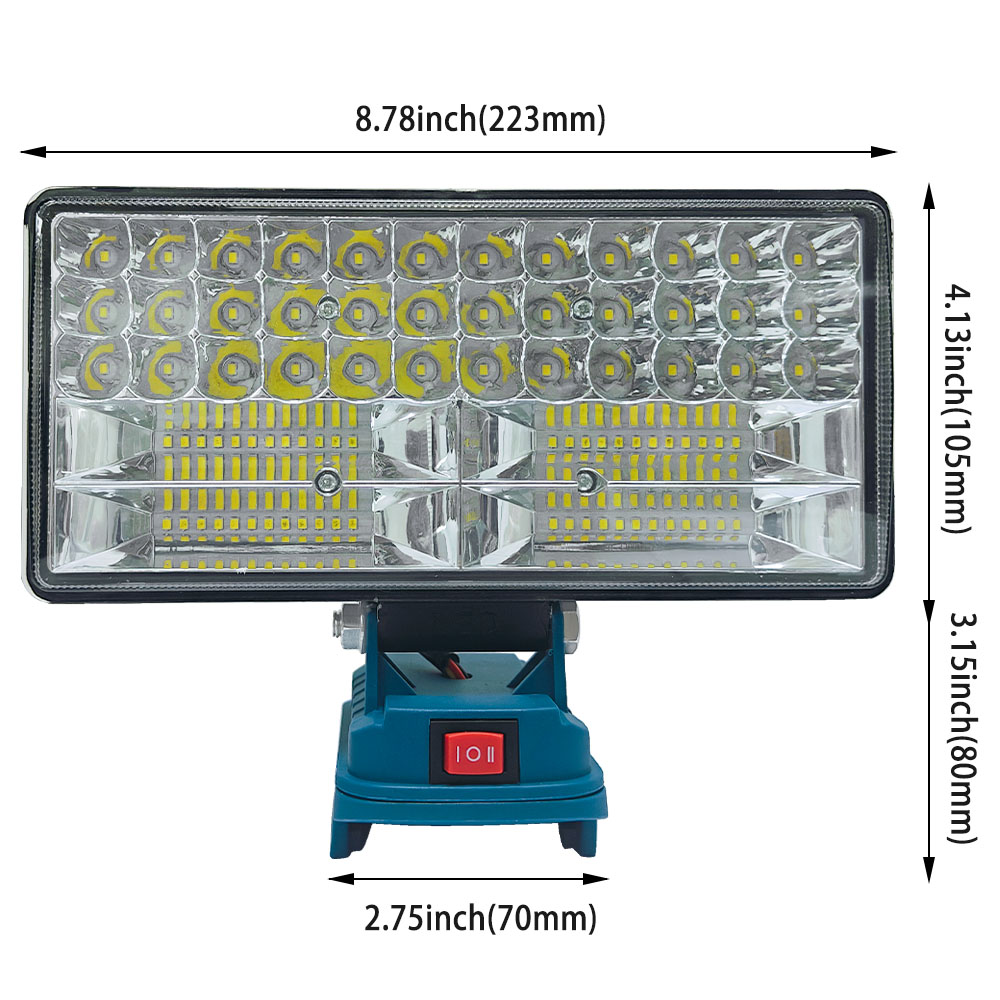 Lampa robocza LED do akumulato – Power Tools For Construction Work recenzja i cena