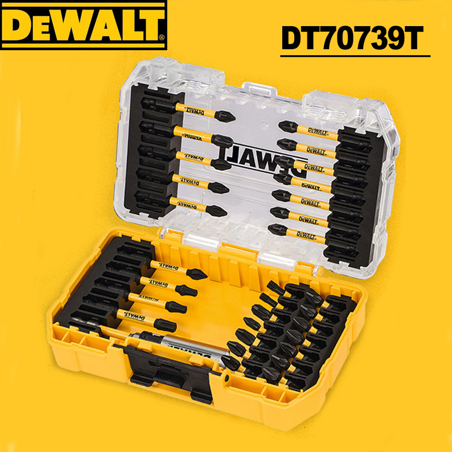 Zestaw wkrętaków DeWalt 31-czę – Power Tools Yellow And Black recenzja i cena